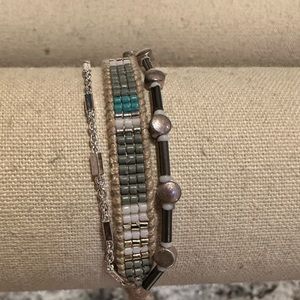 Stella & Dot Frieze Layered Bracelet.